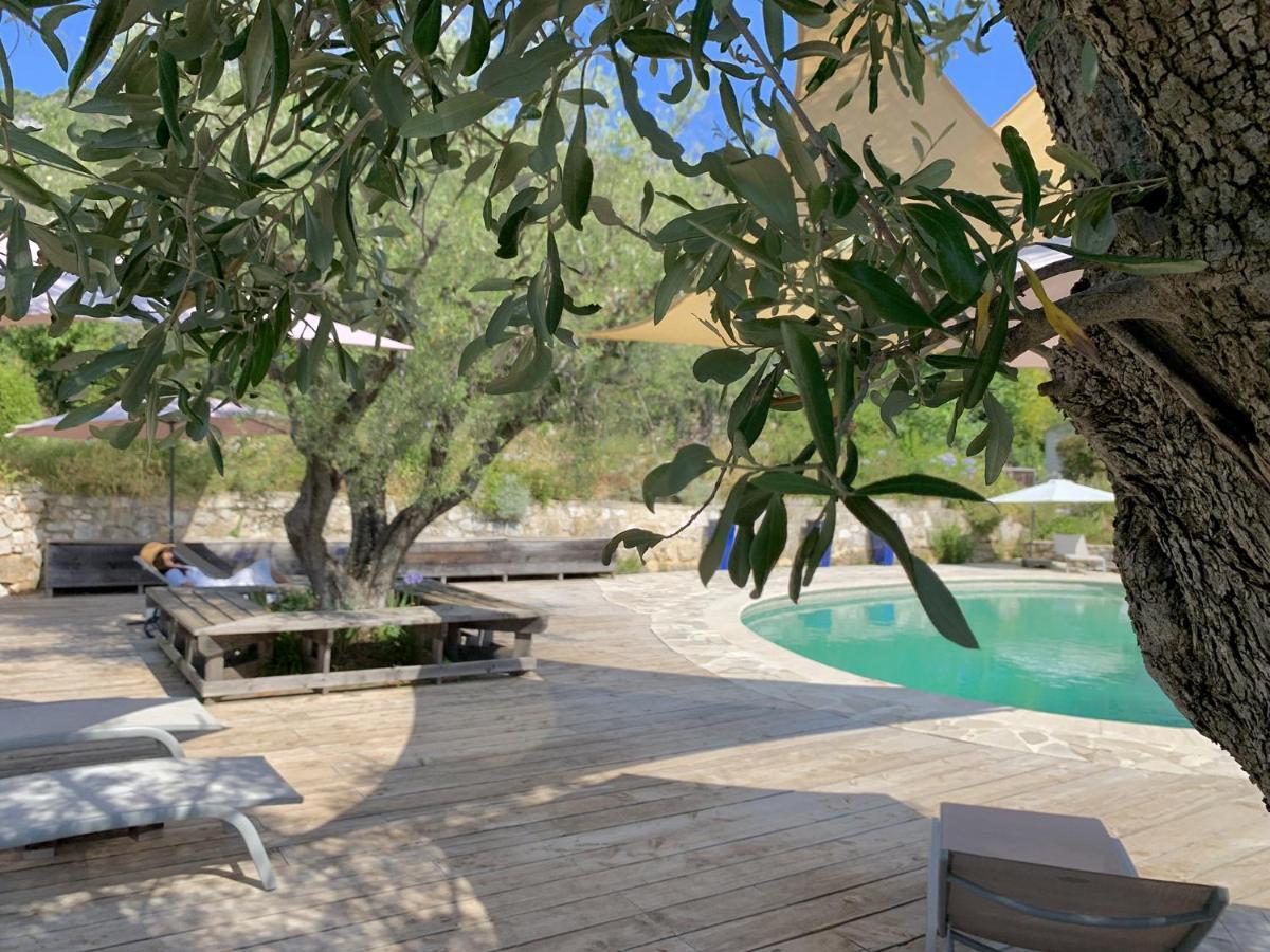 Maison D'Hotes Bleu Azur Tourrettes-sur-Loup Eksteriør bilde