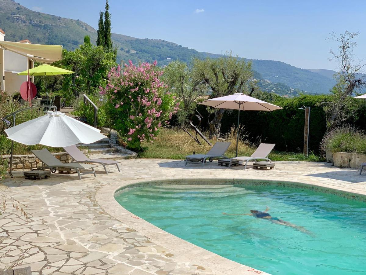 Maison D'Hotes Bleu Azur Tourrettes-sur-Loup Eksteriør bilde